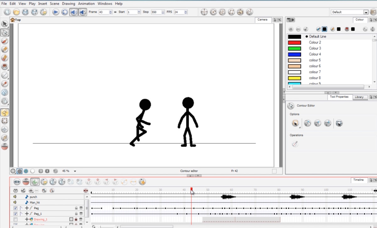 best software to make stickman animation